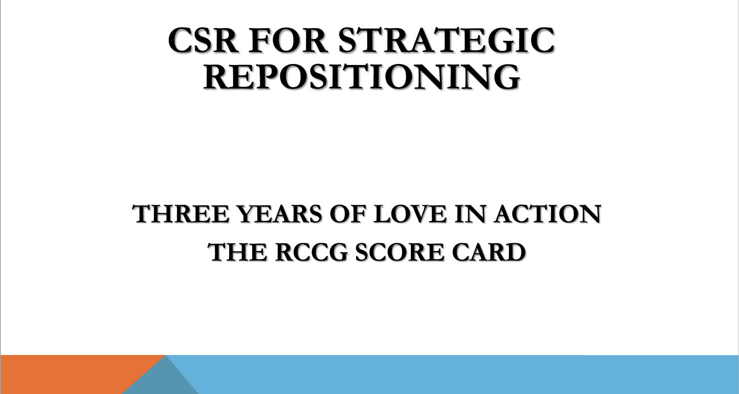 DOWNLOAD CSR For Strategic Repositioning